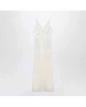 Stella McCartney Stella Mc Cartney Viscose Blend Dress With Ruffles - White