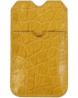 Burberry Porta Cellulare Donna Pelle Giallo/Senape - Yellow