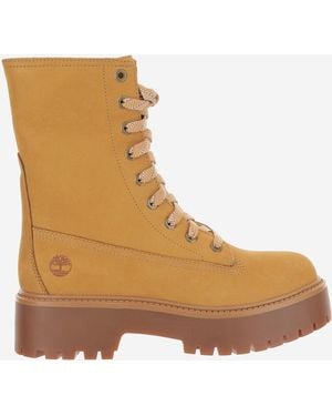 Timberland Stone Street Suede Boots - Brown