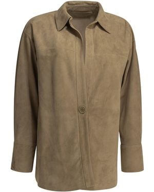 Salvatore Santoro Suede Leather Jacket - Green