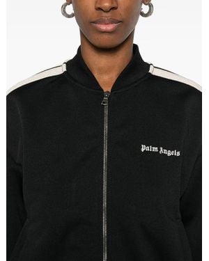 Palm Angels Classic Logo Track Bomber Jkt Off - Black