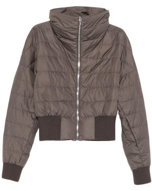 Moncler Nylon Blouson Jacket - Brown