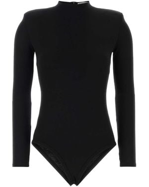 Jil Sander Wool Bodysuit - Black