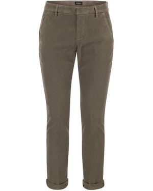 Dondup Gaubert Slim Milleraies Trousers - Grey
