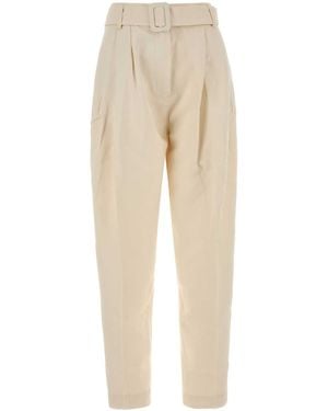 Co. Pleated Pant - Natural