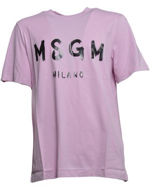 MSGM T-Shirts und Polos - Lila