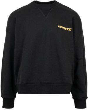 A PAPER KID Sweaters - Black
