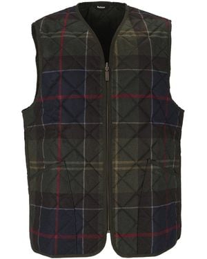 Barbour Icons Tartan Quilted Liner - Black