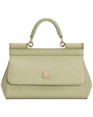 Dolce & Gabbana Dolce & Gabbana Sicily Small Leather Handbag - Pink