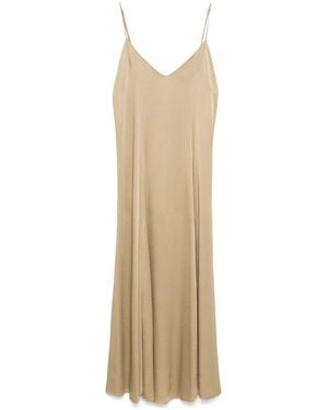 Forte Forte Maxikleid Mit Lockerem Schnitt - Natur