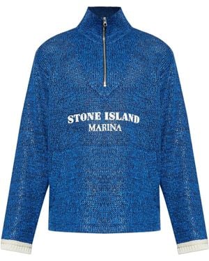 Stone Island Pullover - Blau