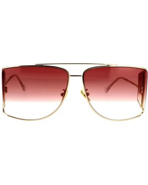 Retrosuperfuture Autore gafas de sol rojas de 2 tonos - Marrón