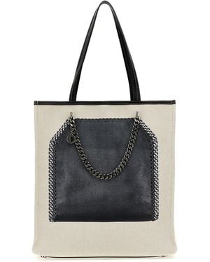 Stella McCartney Schopper-Tasche "Trompe L'oeil Print On" - Schwarz