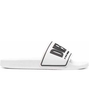 DIESEL Sa-Mayemi Cc Slides With Logo - White