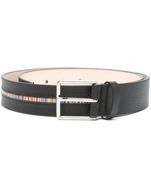 Paul Smith Leren Riem - Wit
