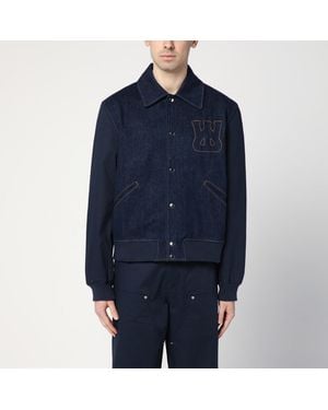 Wales Bonner Echo Denim Jacket - Blue