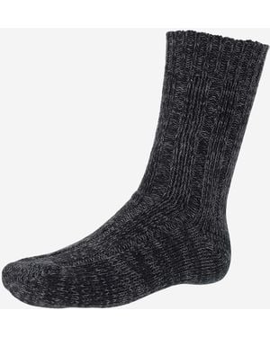 Birkenstock Stretch Cotton Blend Twist Socks - Zwart