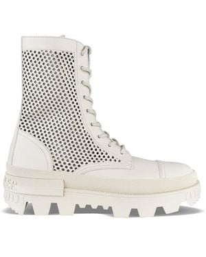 Moncler Carinne Ankle Boots - Natural