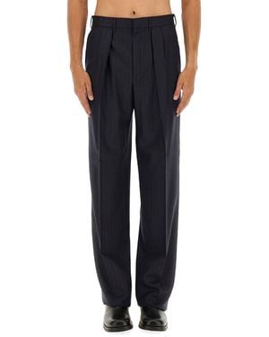 Tom Ford Pinstripe Pants - Blue