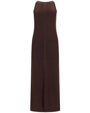 Loulou de Saison Sleeveless Knit Maxi Dress - Purple