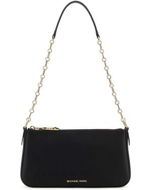 MICHAEL Michael Kors Md Chain Pouchette - Black