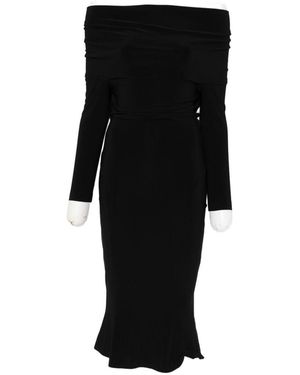 Norma Kamali Midi Dress - Black