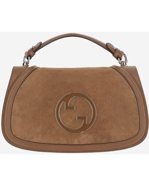 Gucci Blondie Handbag Medium Size - Brown