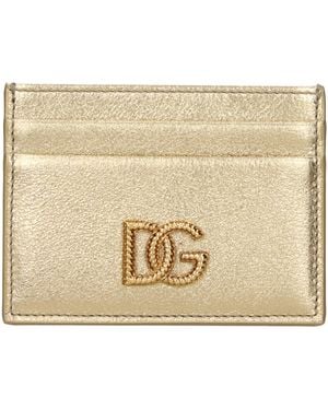 Dolce & Gabbana Document Holder Leather - Metallic
