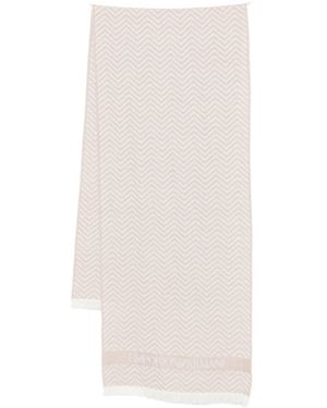Emporio Armani Bufanda de lana - Blanco