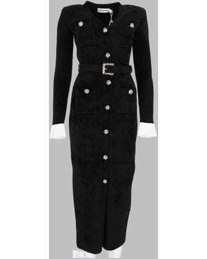 Self-Portrait Style Mini Dress - Black