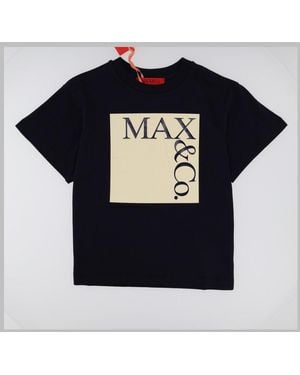 MAX&Co. Girls 100% Cotton T-Shirt - Blue