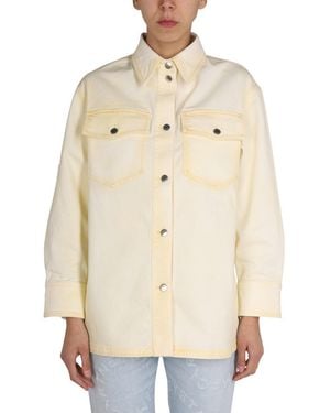 Stella McCartney Denim Shirt Jacket - Natural