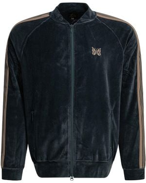 Needles Track Cotton Polyester Sweatshirt - Blue