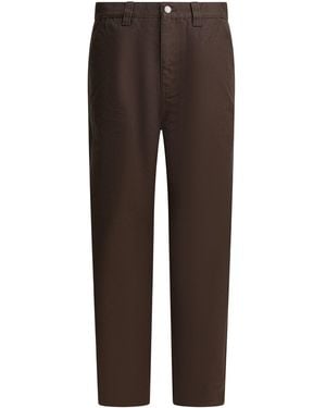 Stussy Stussy Cotton Pants - Brown