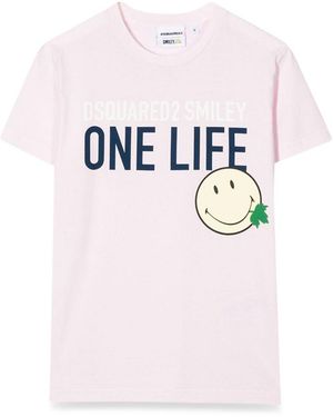 DSquared² T Shirt Cool Fit - Pink