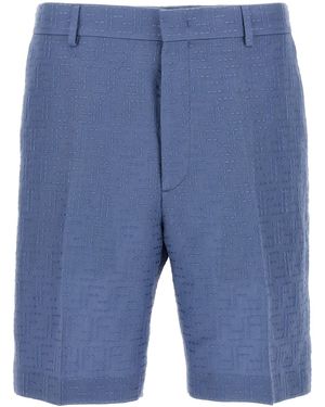 Fendi Bermuda Jacquard FF - Bleu