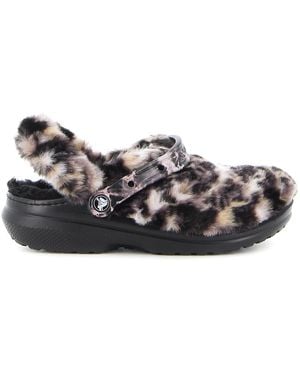 Crocs™ Classic Fur Sure W - Nero
