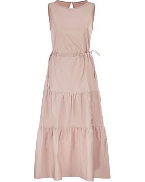 Peserico Sleeveless Midi Dress - Pink