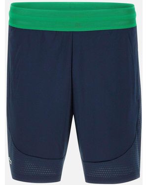 Lacoste Elastische Blaue Komfortshorts