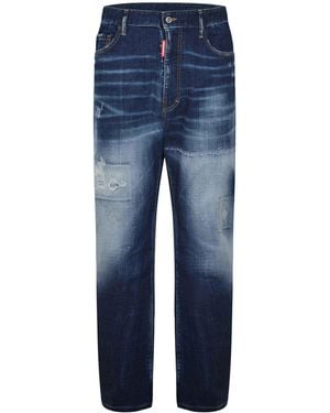 DSquared² 'London Bro' Jeans aus Stretch Jeans. - Blau