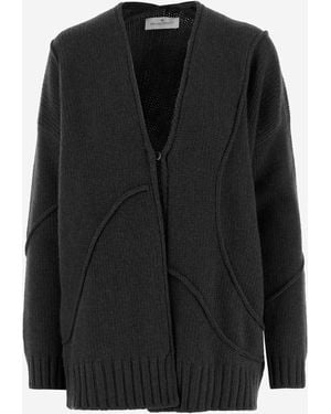 Bruno Manetti Wool Blend Jacket - Black