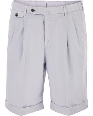 PT Torino Tailored Bermuda Shorts - Blue
