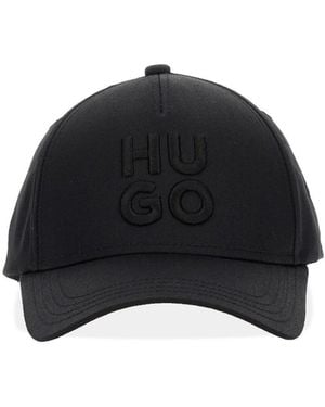 HUGO Cappello Da Baseball Con Logo - Black