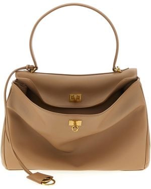 Balenciaga 'Rodeo' Medium Handbag - Brown