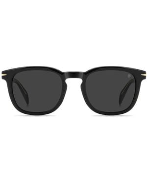 David Beckham Sonnenbrille Db 1221/S 807 Ir Schwarz/Grau Farbverlauf Herren