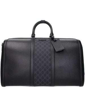 Gucci Borsoni 30L Uomo Pelle Nero - Black