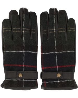 Barbour Newbrough Tartan-handschoenen - Zwart