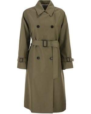 Weekend by Maxmara Gabardina reversible de gabardina repelente al agua Wkdcanasta de - Verde