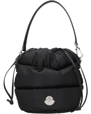 Moncler Handbags Caradoc Nylon And - Black