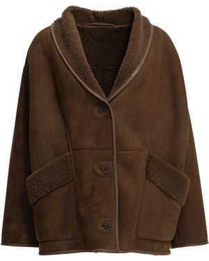 Salvatore Santoro Shearling Jacket - Brown